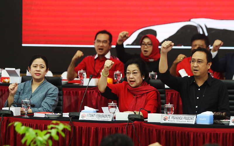 PDI Perjuangan (PDIP) mengumumkan 49 pasangan calon kepala daerah dan calon wakil kepala daerah Gelombang I yang akan berlaga di Pilkada Serentak 2020 pada Rabu (19/2) di Kantor DPP Perjuangan, Jakarta. Robinsar Nainggolan