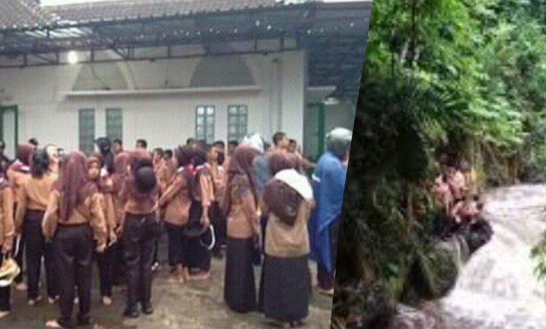 Siswa SMPN 1 Turi, Sleman, Yogyakarta hanyut terbawa arus sungai (Cianjurtoday)