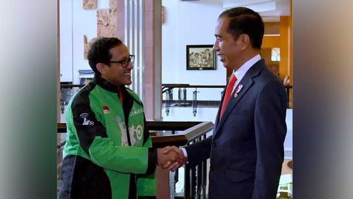 Presiden Jokowi disebut abaikan suara NU dan Muhammadiyah ketika kembali menunjuk Nadiem Makarim sebagai Mendikbudristek  (Tempo)
