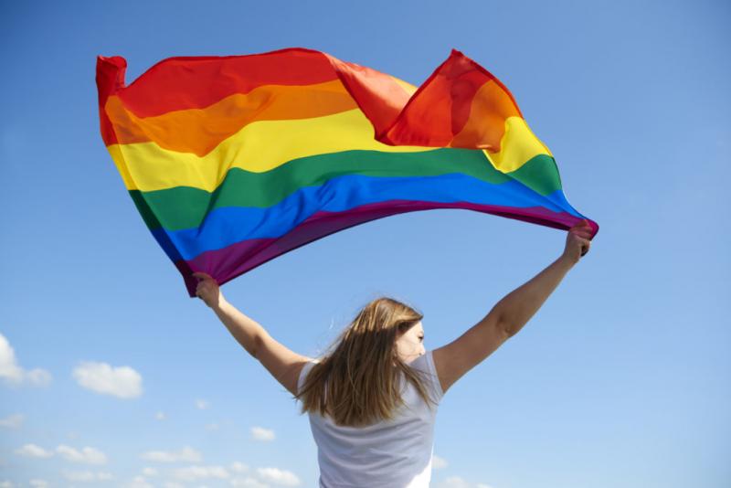 Ilustrasi bendera LGBTQ (Foto:Pinknews.co.uk)