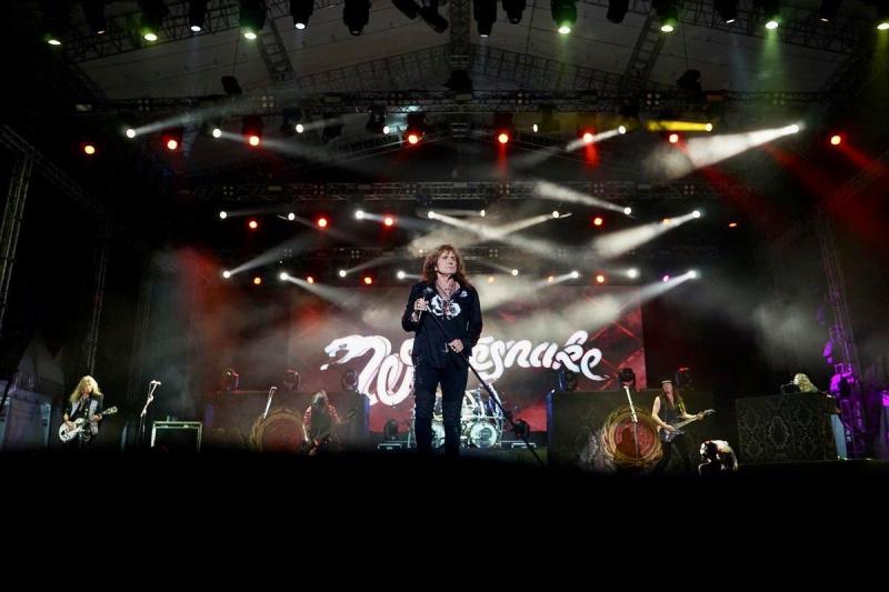Whitesnake saat tampil di Jogjarockarta 2020 (Whitesnake/Facebook)