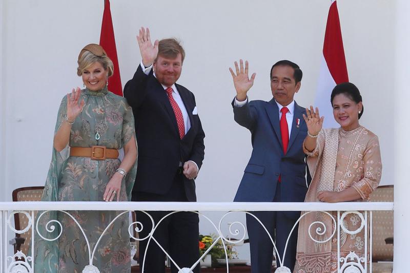 Raja Belanda Willem Alexander bersaa dengan Presiden Jokowi (medcom)