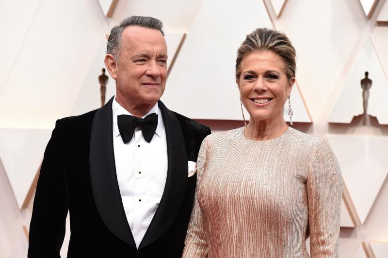 Tom Hanks dan istrinya Rita Wilson (New York Times)