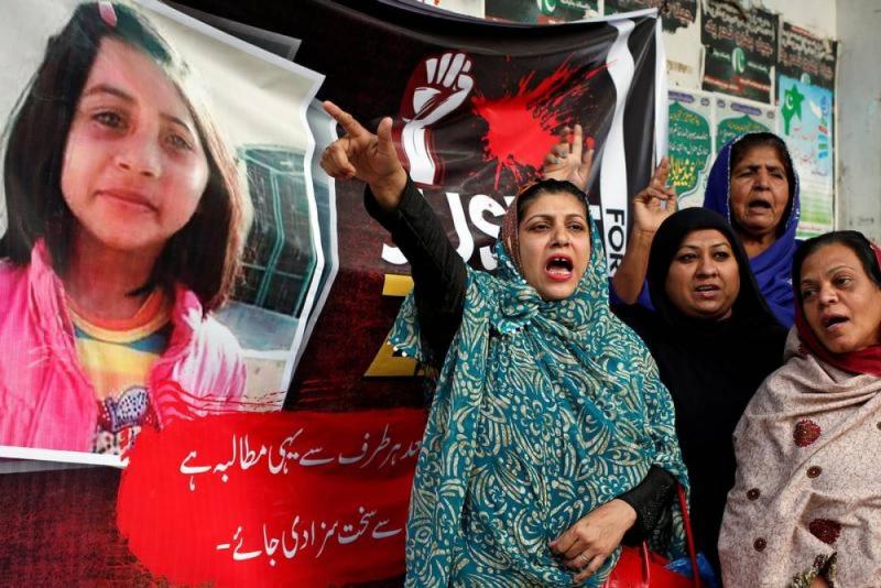 Pembunuhan anak perempuan di Pakistan, Zainab, memicu amarah masyarakat dan mendorong lahirnya UU pelecehan anak (Foto:Reuters)