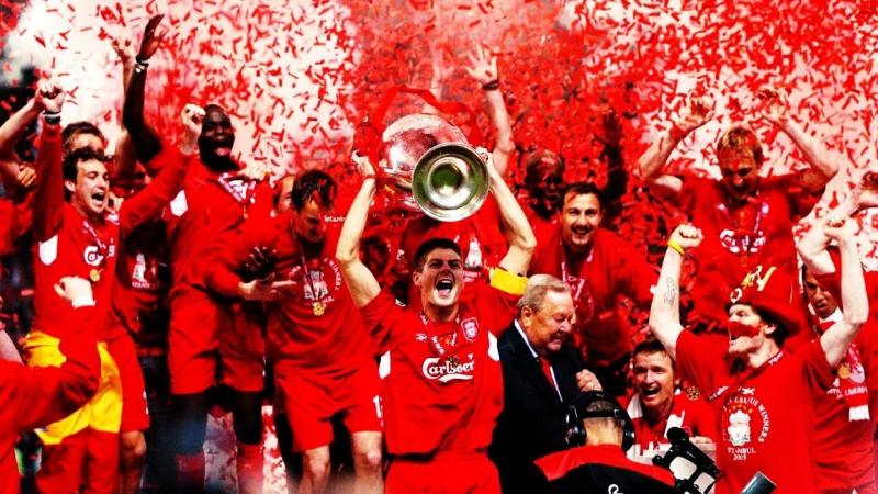 Liverpool menjadi juara Liga Champions tahun 2005 setelah memenangi adu penalti melawan AC Milan (Foto: SC. Youtube)