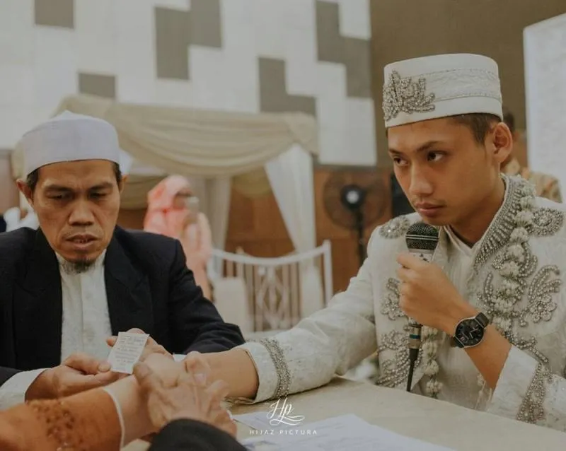 Ilustrasi saat akad nikah (popbela)