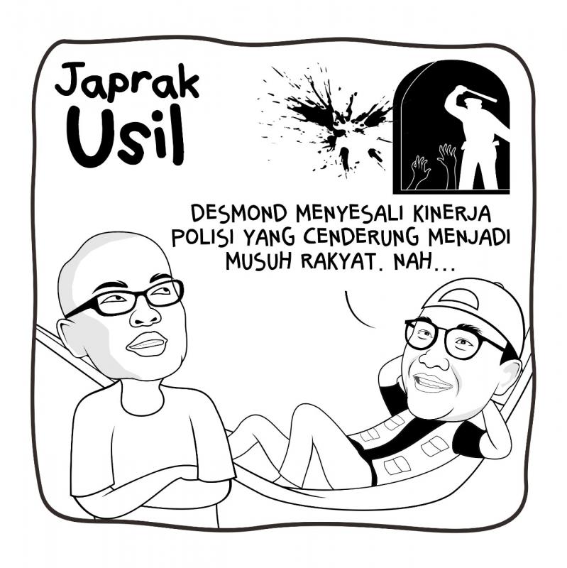 karikatur Japrak Usil. (Law-Justice)