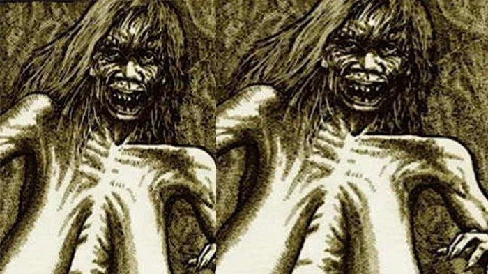 Ilustrasi hantu wewe gombel (Foto: scaryforkids)