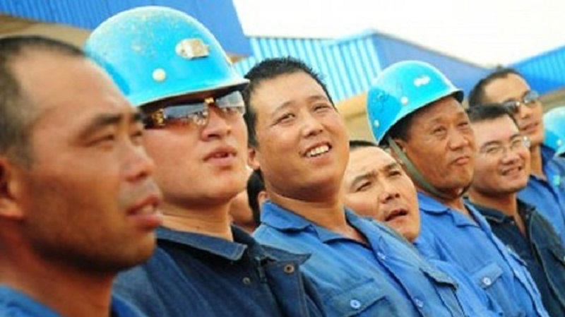 Ilustrasi tenaga kerja asing (TKA) dari China (Ist)