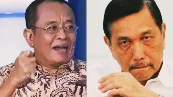 Kolase Said Didu dan Luhut. (tribunnews)