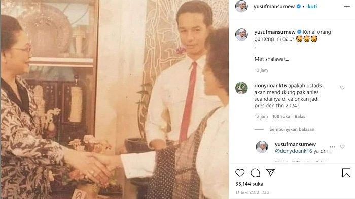 Yusuf Mansur Ditanya Apakah Dukung Anies pada Pilpres 2024: Ya Dong!. (wartakotatribunnews)