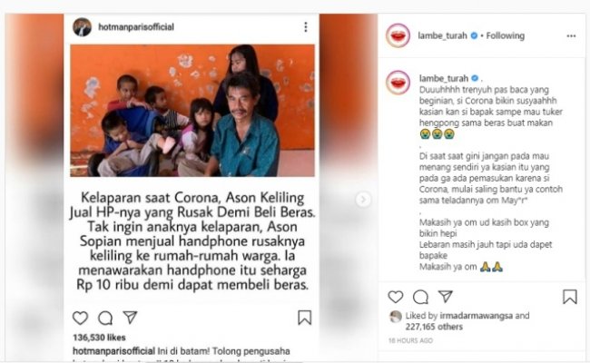 Viral Ayah 5 Anak Jual HP Rusak Tuk Makan, Hotman Paris Turun Tangan. (Harianterbit).
