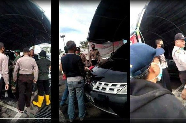 Arogan! Anggota DPRD Sulsel Mengamuk Mobilnya Disemprot Disinfektan. (gelora.co)