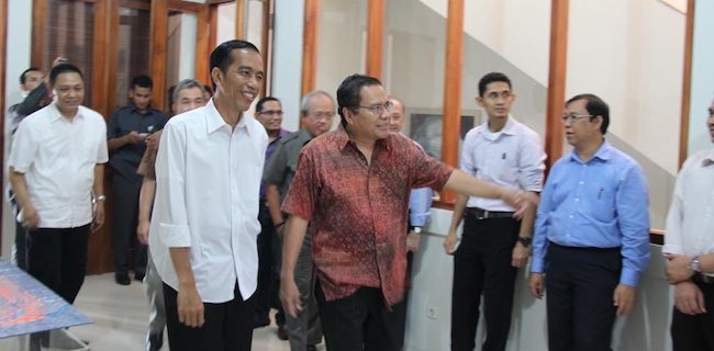 Jokowi Sambangi Kantor Rizal Ramli. (Rmol.id)