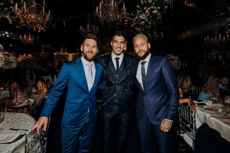 Trio Lionel Messi, Luis Suarez, dan Neymar di Barcelona (Foto: Marca)