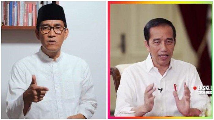 Refly Harun dan Presiden Jokowi (tribunnews)