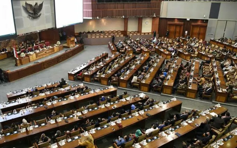 Rapat Paripurna di DPR RI. (Kata data)