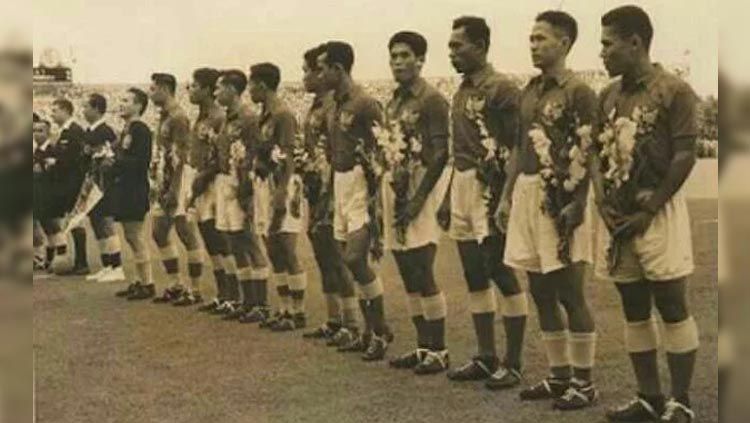 Tim nasional sepak bola Indonesia tahun 1958 (Foto:fikrihmd.wordpress.com)
