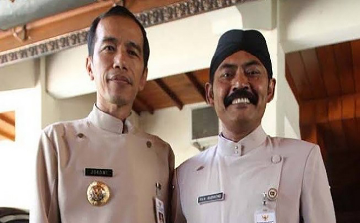Wali Kota Solo FX Hadi Rudyatmo bersama dengan Presiden Jokowi (riauonline)