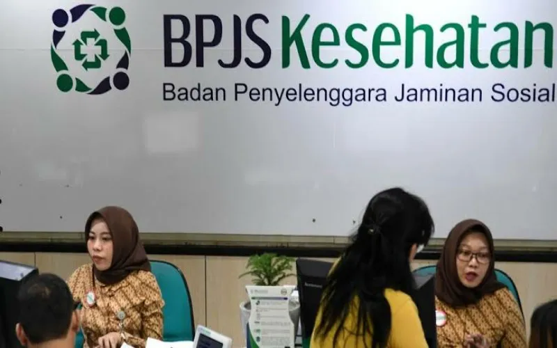 Kantor dan Logo BPJS Kesehatan. (Suara.com)