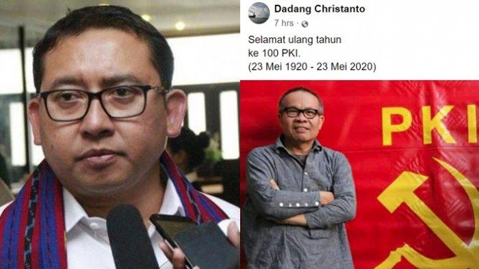Fadli Zon dan Dadang Christanto (Tribunnews)