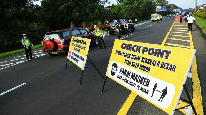 Ilustrasi PSBB di Kota Bogor (Foto:Tribunnews.com)