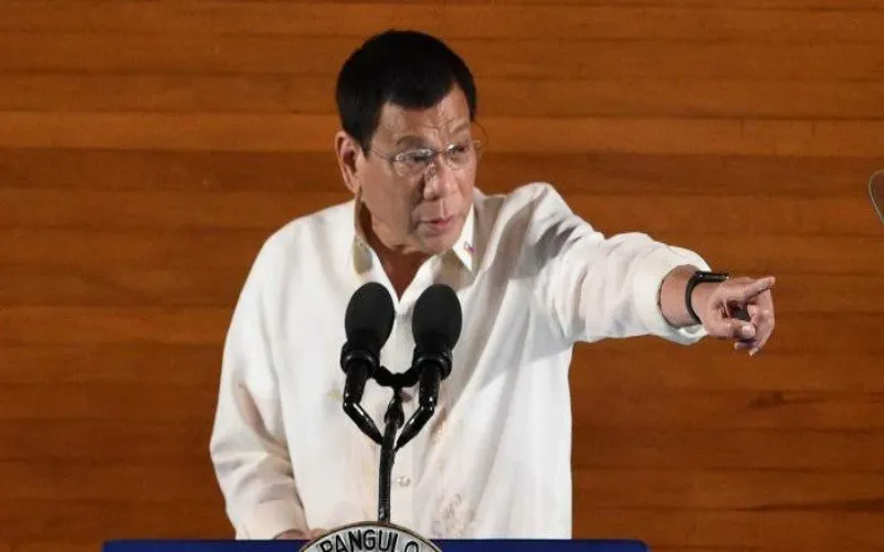 Presiden Filipina Rodrigo Duterte. (Tribunnews)