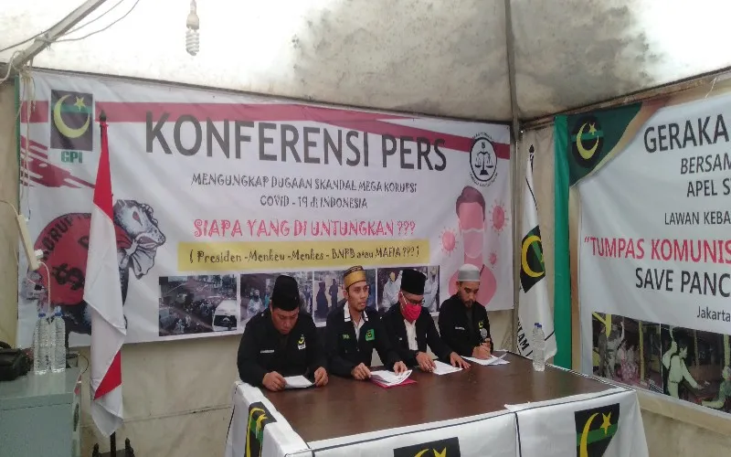 Konferensi Pers Lembaga Bantuan Hukum GPI. (Ronald/Law-justice)