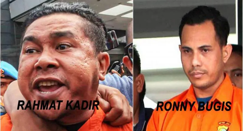 pelaku penyiraman Novel Baswedan, Rahmat Kadir dan Ronny Bugis (Nusantarapos)