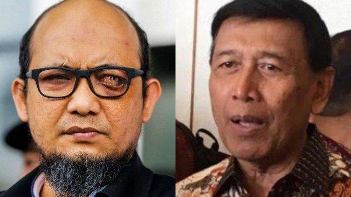 Kolase Novel Baswedan dengan Wiranto (Tribunnews)