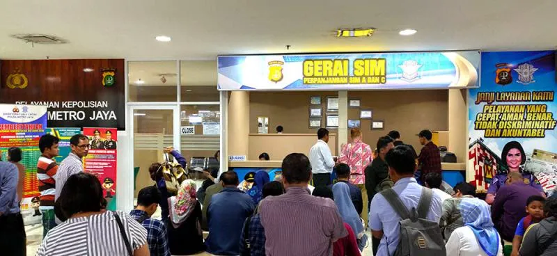 Gerai Samsat di Blok M Square (Blok M Square)