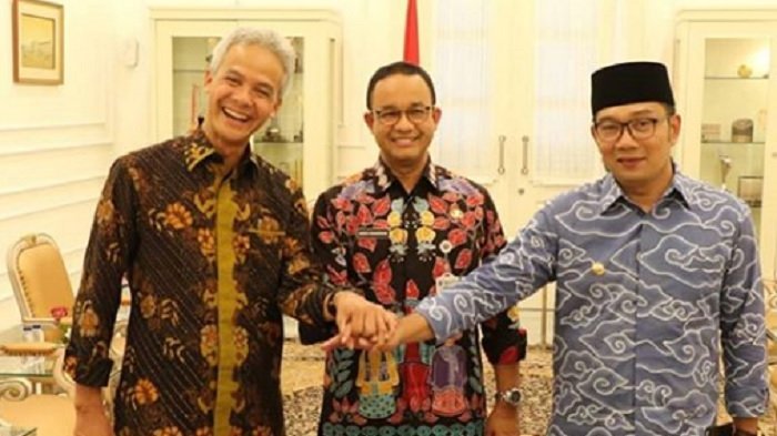  Anies Baswedan dan Ridwan Kamil tolak UU Cipta Kerja Jokowi (Tribunnews)