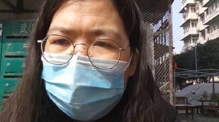 Jurnalis warga China Zhang Zhan bongkar sumber virus corona (Tribunnews)