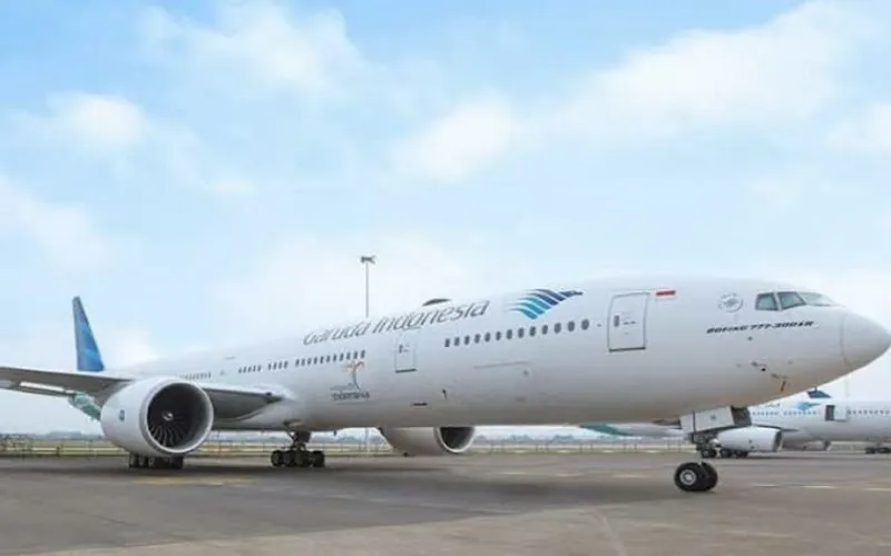 Garuda Indonesia. (Kompas)