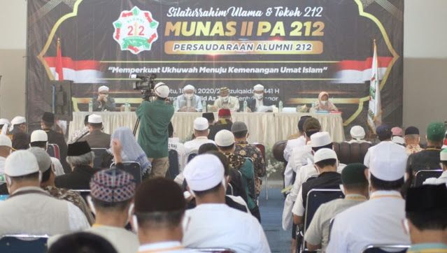 Hasil Munas PA 212, Bubarkan BPIP Hingga Pulangkan Habib Rizieq Shihab. (Gelora.co).