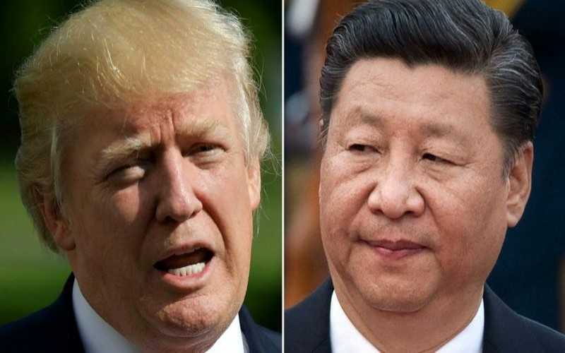 Presiden AS, Donald Trump dan Presiden China, Xi Jinping. (BBC)