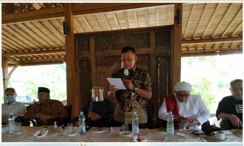Mantan Panglima TNI, Gatot Nurmatyo. Koalisi Aksi Menyelamatkan Indonesia. (twitter @syahganda).