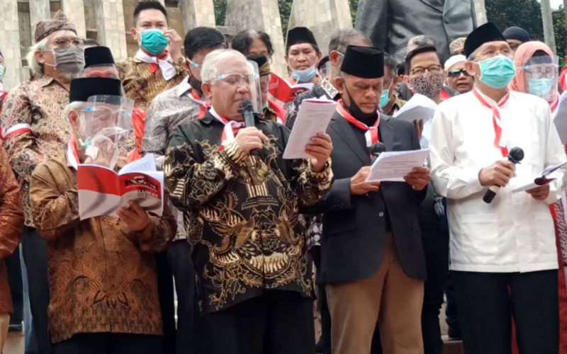 Tokoh KAMI balas sindiran Megawati. (Helmi/law-justice.co)