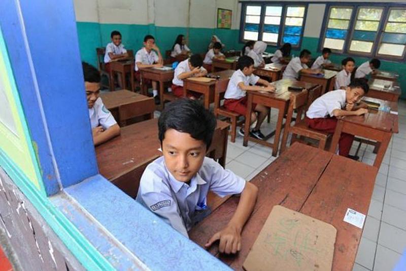 Ilustrasi anak sekolah di Bogor (Foto:Antara)