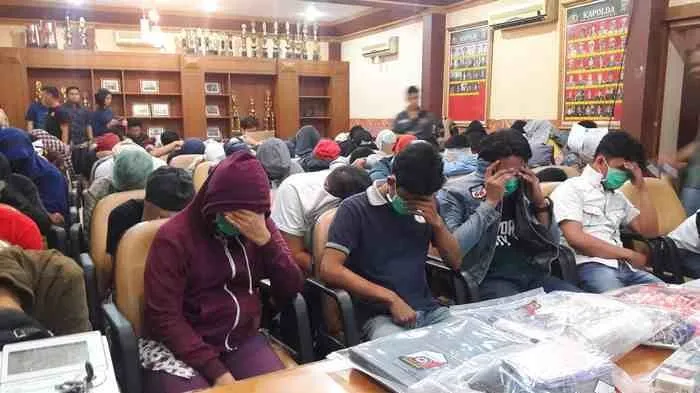 Ilustrasi pelaku pesta gay di Jaksel (tribunnews)