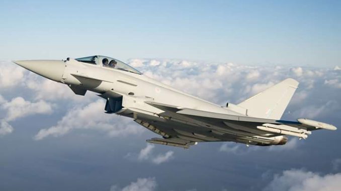 Jet Tempur Inggris Eurofighter Typhoons (net)