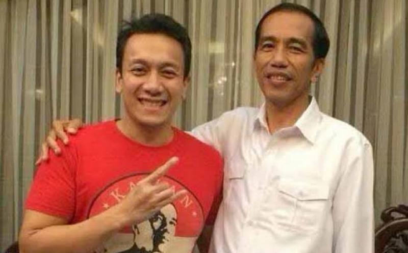 Staf Khusus Presiden Jokowi, Diaz Hendropriyono (kiri). (Analisnews).