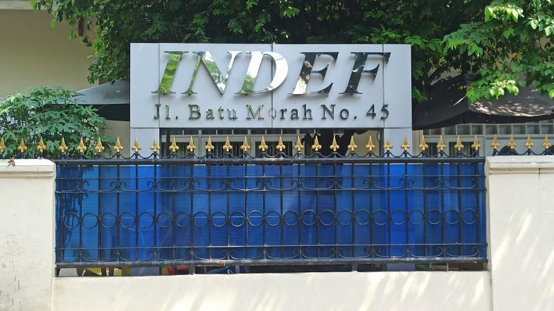 Kantor Lembaga INDEF (Foto: Helmi Fandi/Law-Justice.co)