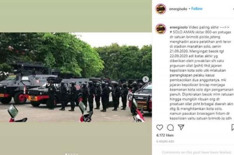 800 Pasukan Termasuk Kopassus & Brimob Jaga Ketat Kota Solo, Ada Apa? (Bisnis).