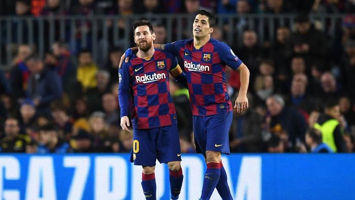 Pesan mengharukan Messi untuk Suarez yang hengkang ke Atletico Madrid (detikcom)