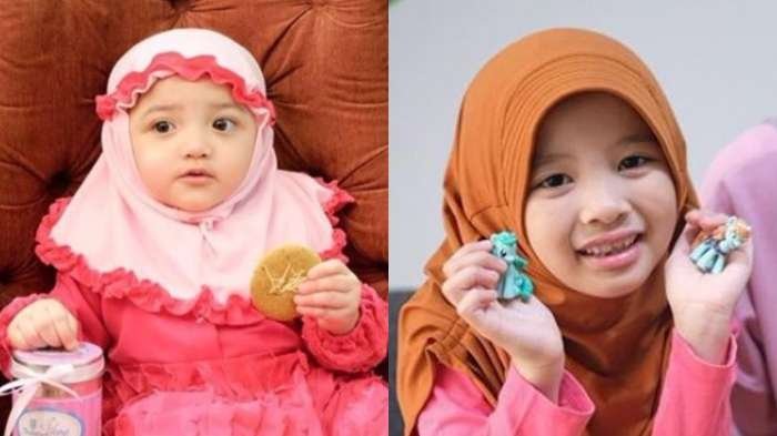 Anak diajarkan pakai jilbab sejak kecil (tribunnews)