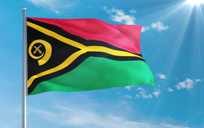 Bendera Vanuatu. (Kompas.com)
