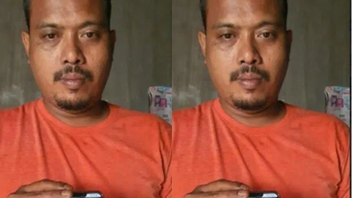 Ketua MUI Kecamatan Sei Tualang Raso yang menjadi pelaku pengunggah foto Ma`ruf Amin dengan Kakek Sugiono, Sulaiman Marpaung (tribunnews)