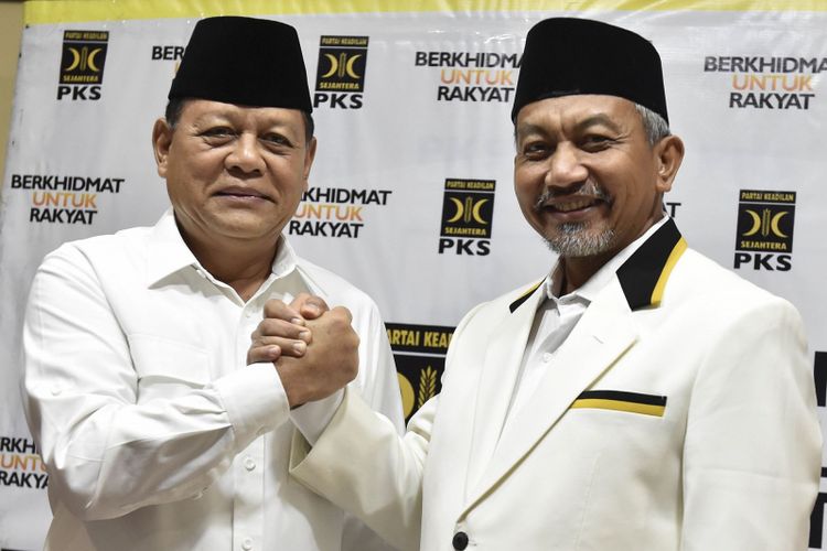 Presiden PKS yang baru Ahmad Syaikhu (kanan) turun langsung di Pilkada Kota Medan demi kalahkan Bobby Nasution (kompas)