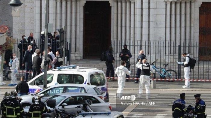 Tiga orang tewas di Gereja Notre Dame, Prancis usai Presiden Macron sampaikan pernyataan kontroversial (AFP)
